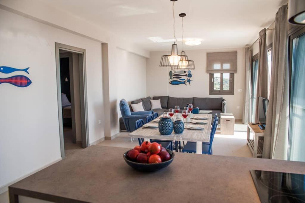 New Villa Blue With Private Pool At Trapezaki Livathos  Exterior foto